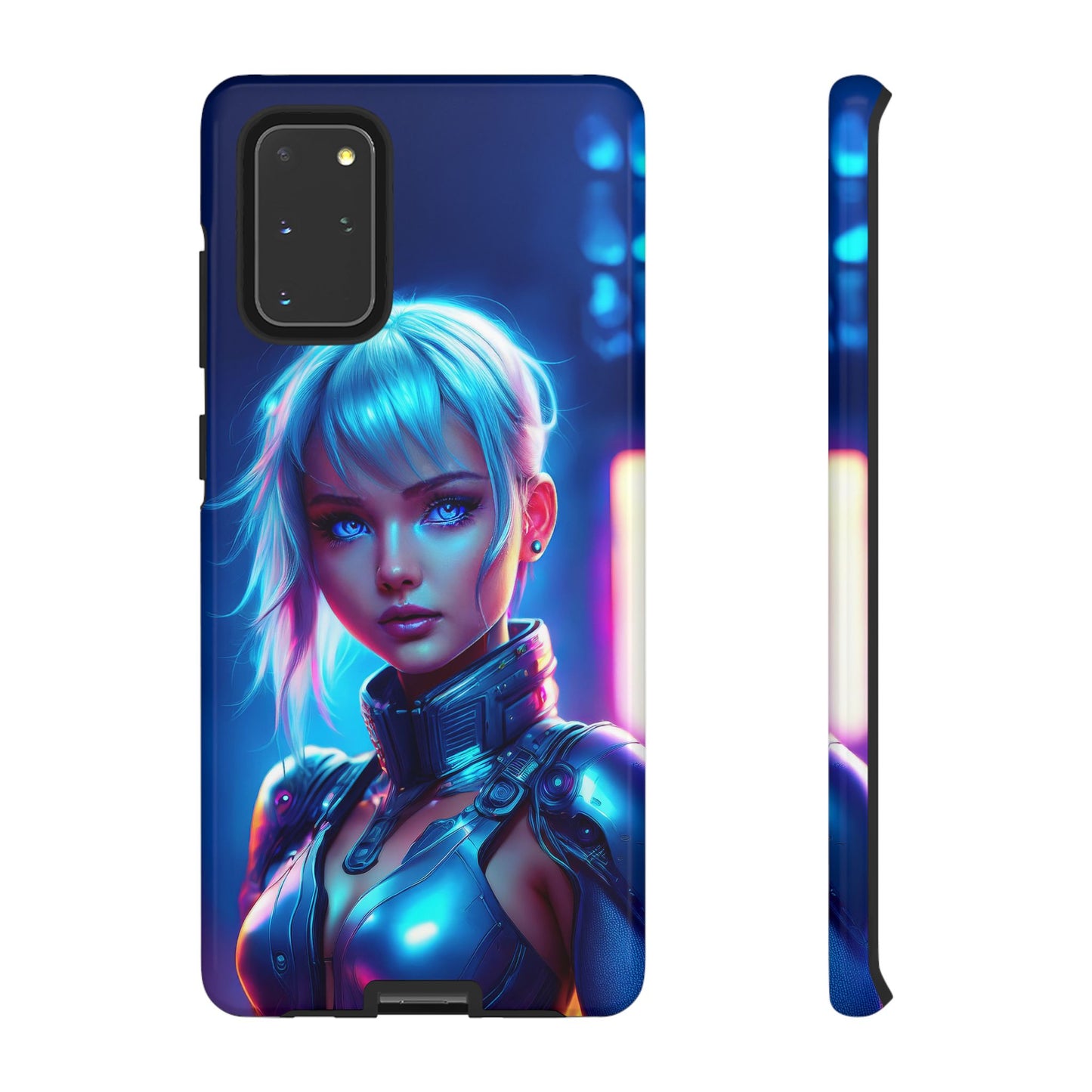 Futuristic Cyberpunk Female Cell Phone Case 013