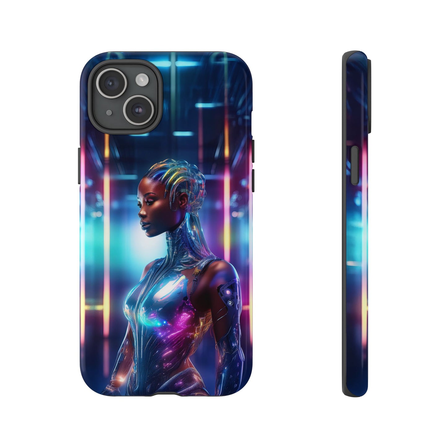 Futuristic Human Android Hybrid Cell Phone Case 014