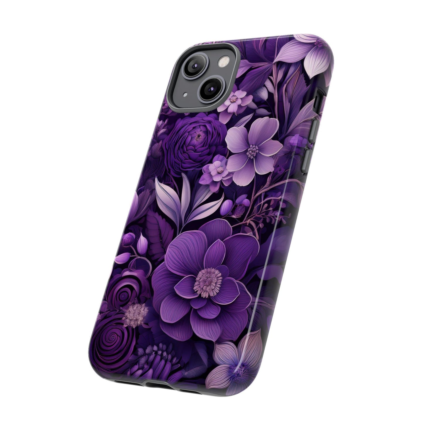 Purple Florals Tough Cases