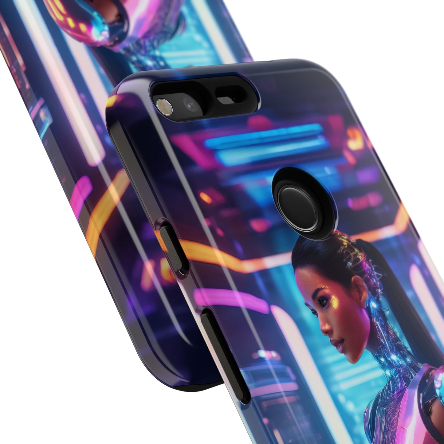 Futuristic Human Android Hybrid Cell Phone Case 016