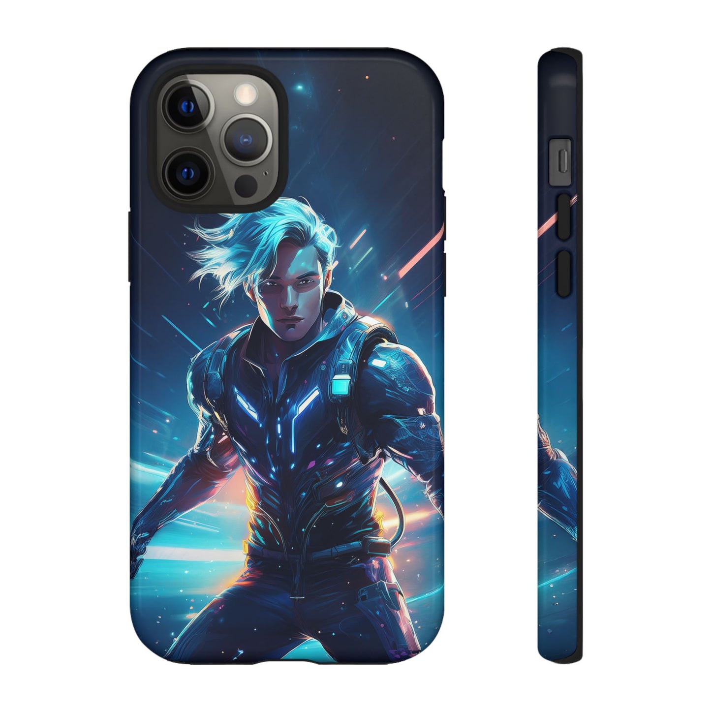 Futuristic Cyberpunk Male Cell Phone Case 024