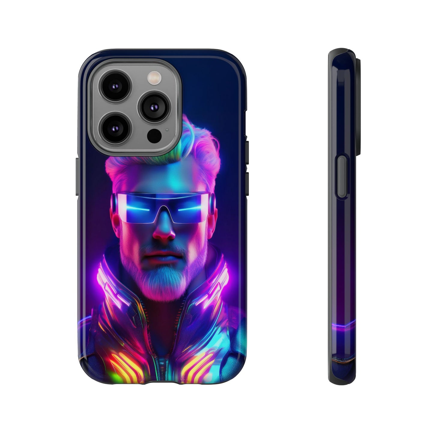 Futuristic Cyberpunk Male Cell Phone Case 026