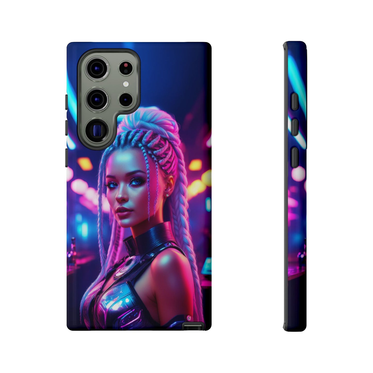 Futuristic Cyberpunk Female Cell Phone Case 007