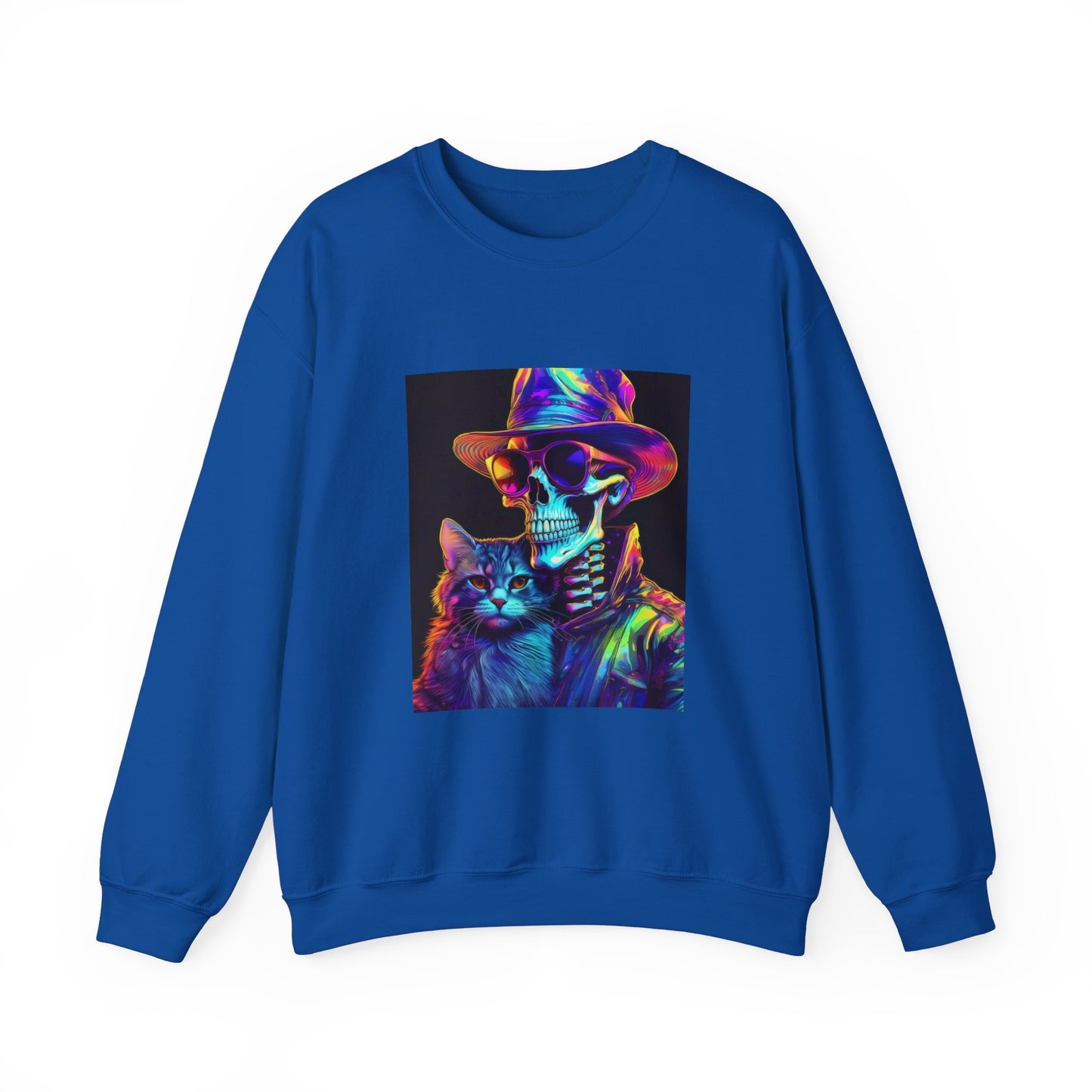 Cat with friend. Unisex Heavy Blend™ Crewneck Sweatshirt