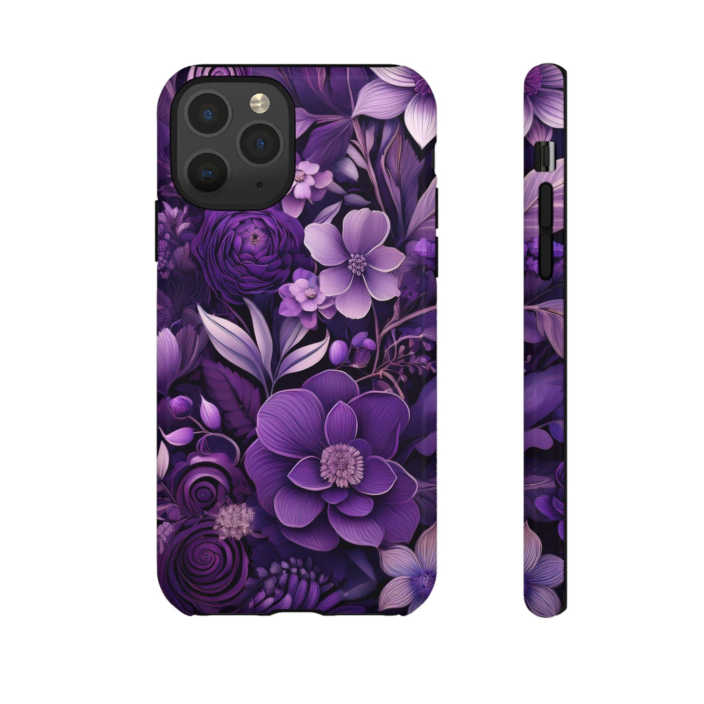 Purple Florals Tough Cases