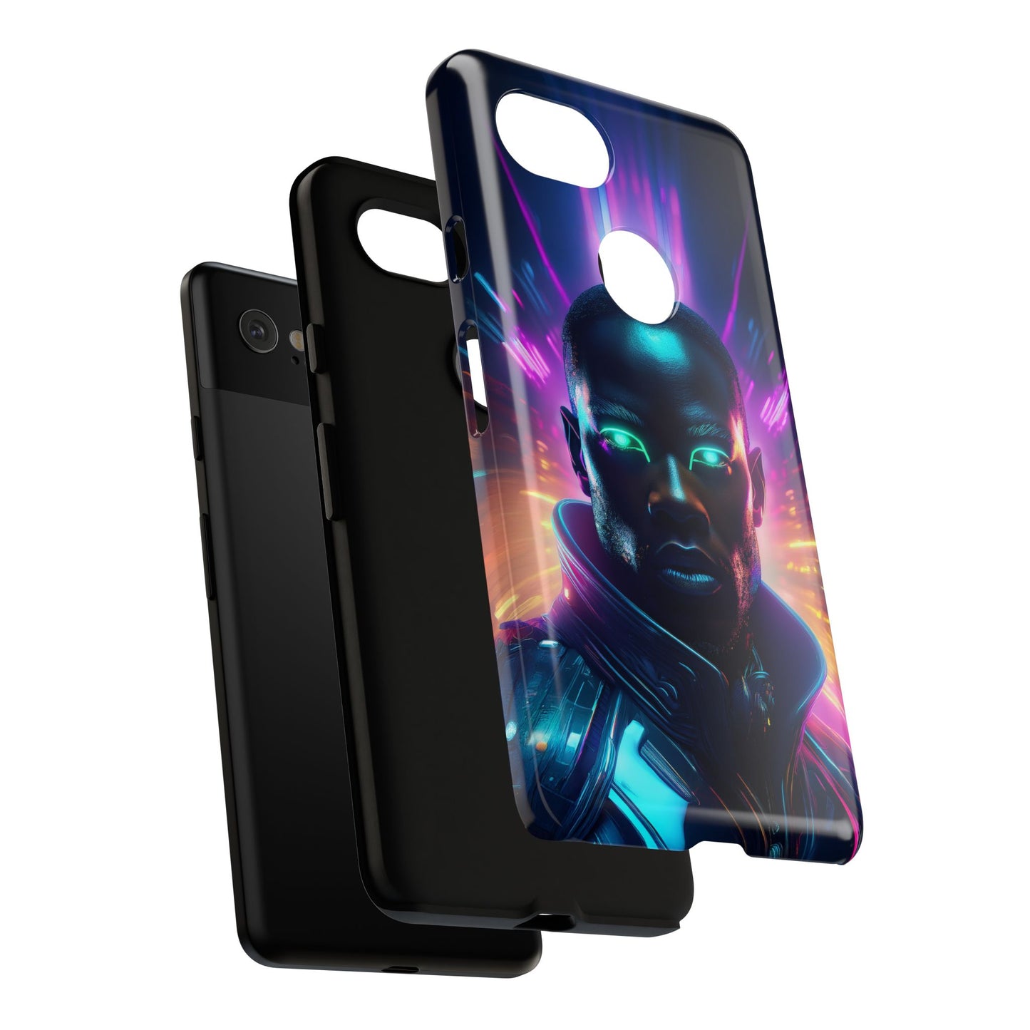 Futuristic Cyberpunk Male Cell Phone Case 022