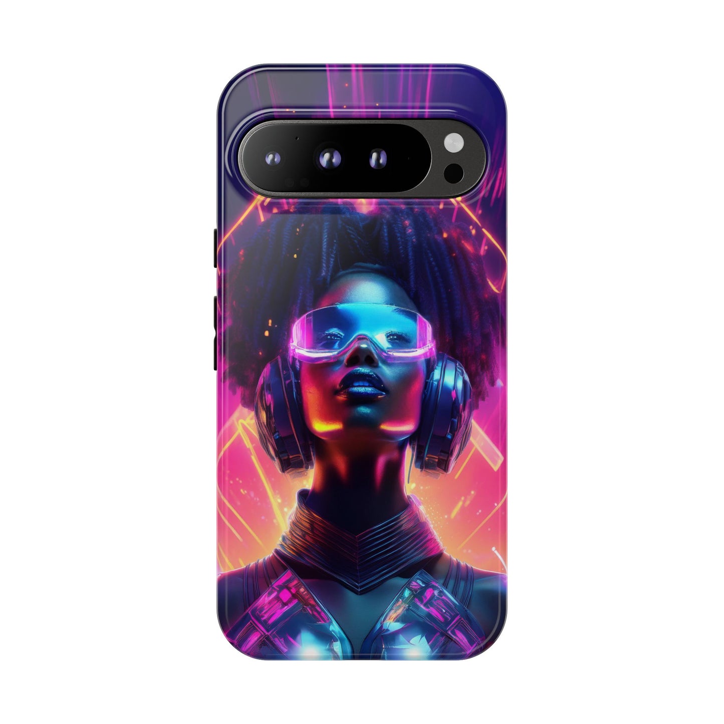 Futuristic Cyberpunk Female Cell Phone Case 030