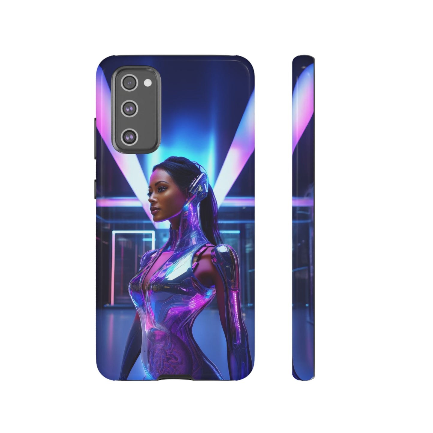 Futuristic Human Android Hybrid Cell Phone Case 017