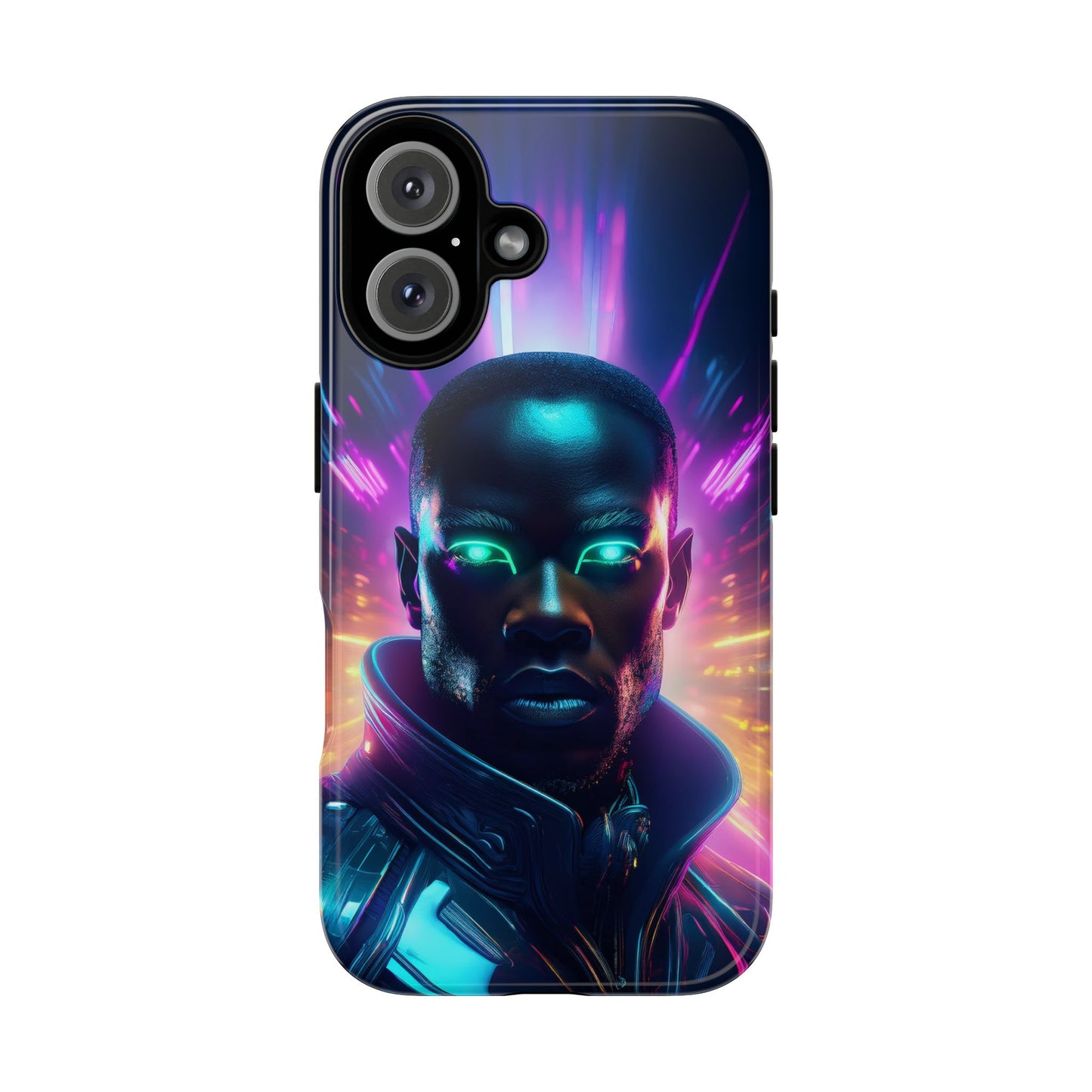 Futuristic Cyberpunk Male Cell Phone Case 022