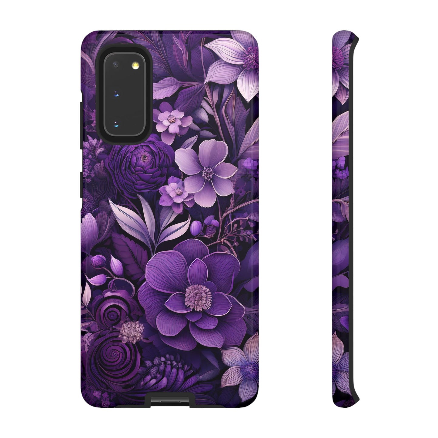 Purple Florals Tough Cases