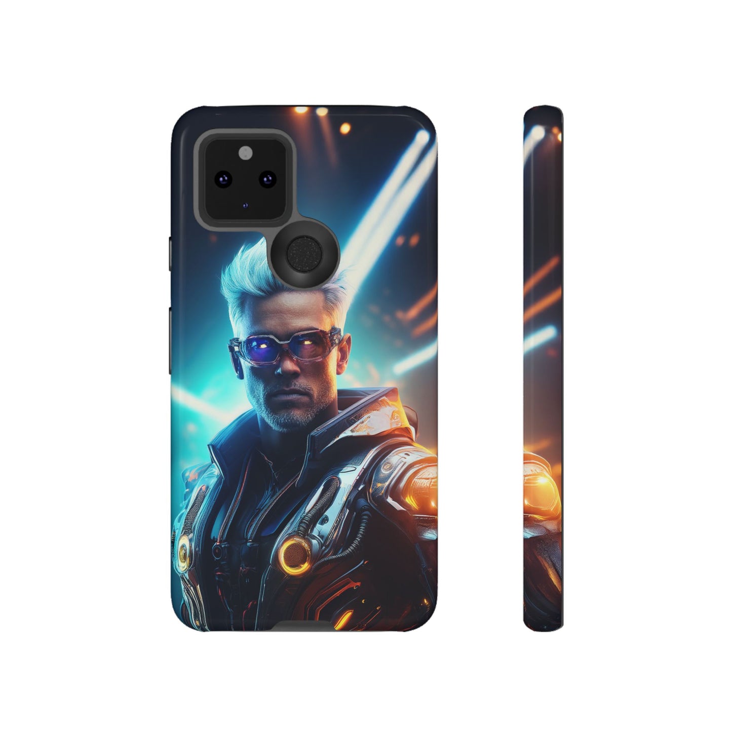 Futuristic Cyberpunk Male Cell Phone Case 013