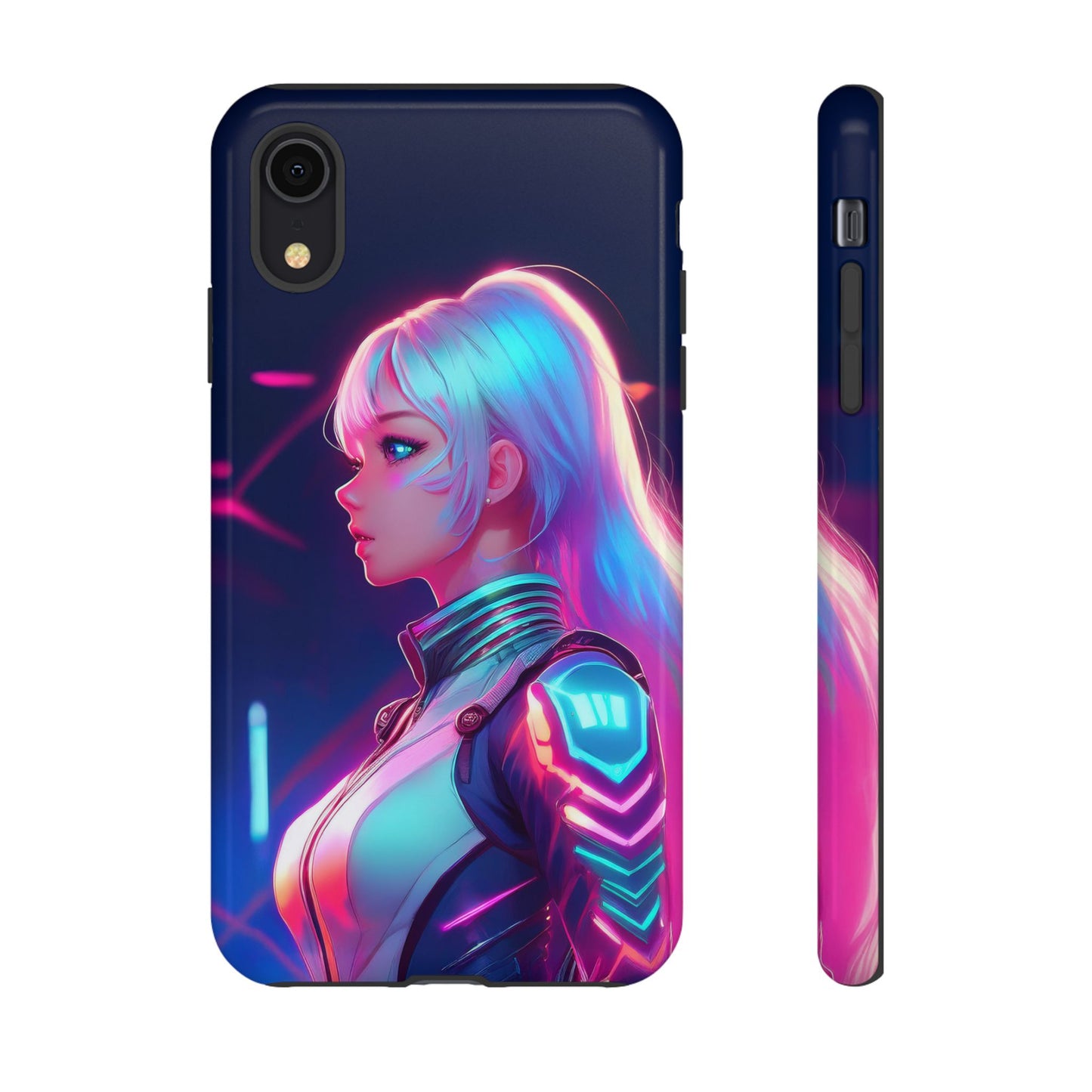 Futuristic Cyberpunk Female Cell Phone Case 009