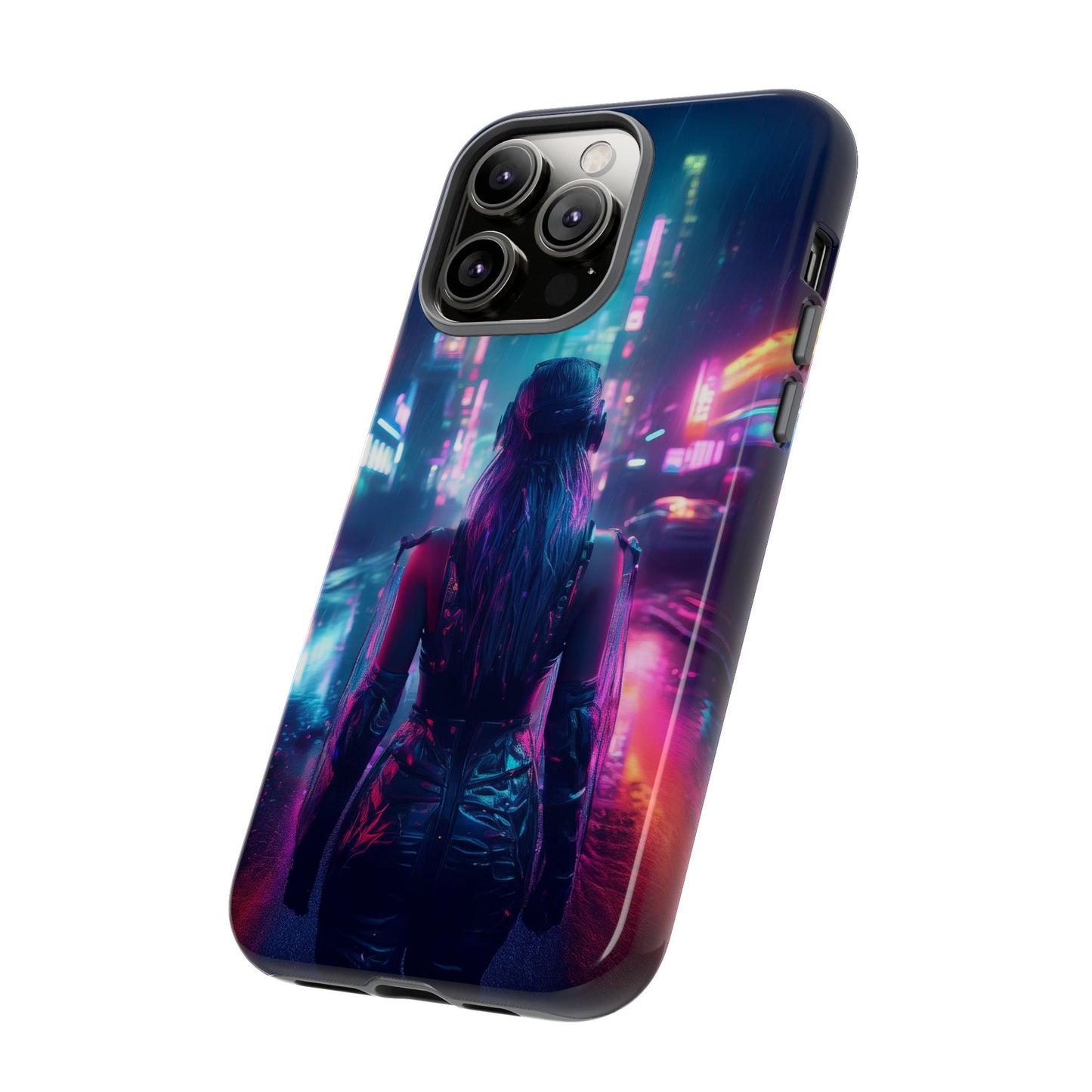 Futuristic Cyberpunk Female Cell Phone Case 032