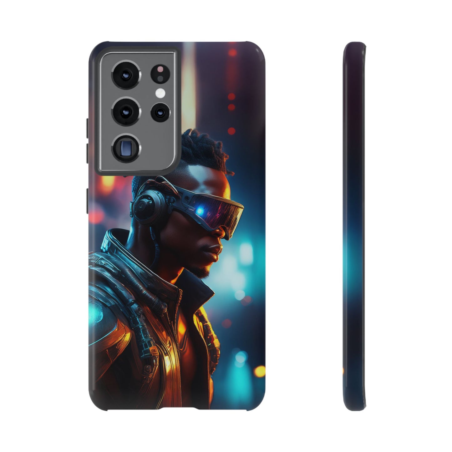 Futuristic Cyberpunk Male Cell Phone Case 016