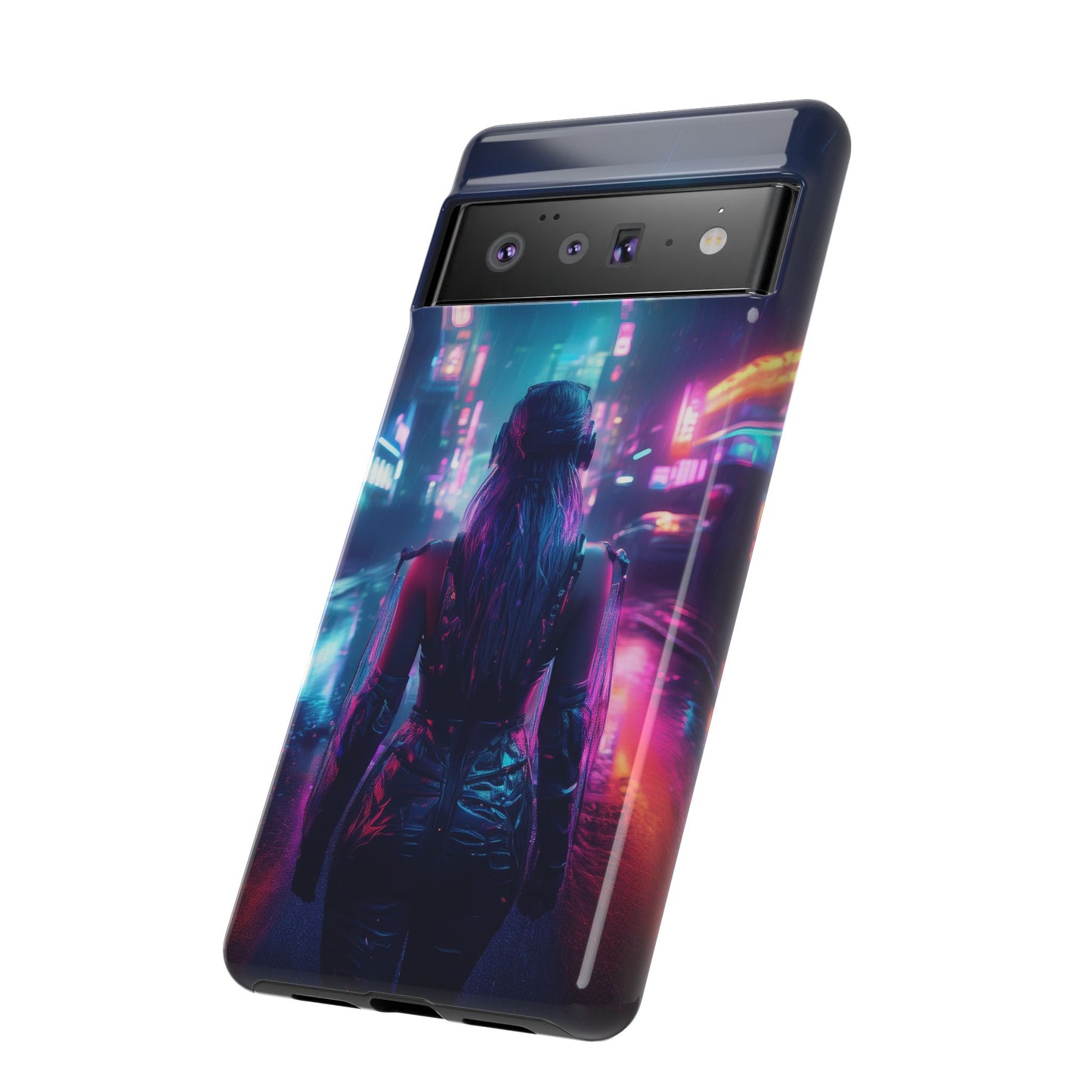 Futuristic Cyberpunk Female Cell Phone Case 032