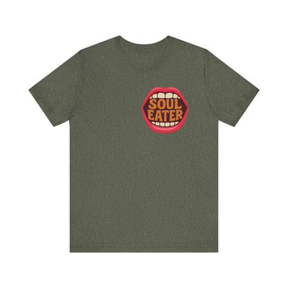 Colorful Design Soul Eater Shirt – Bold Funny Tee for Women Who Break Hearts and Don’t Apologize. Unisex Jersey Short Sleeve Tee