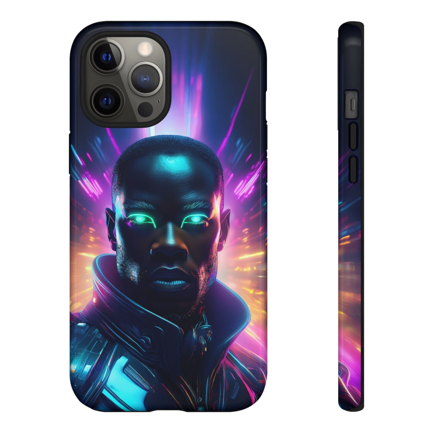 Futuristic Cyberpunk Male Cell Phone Case 022