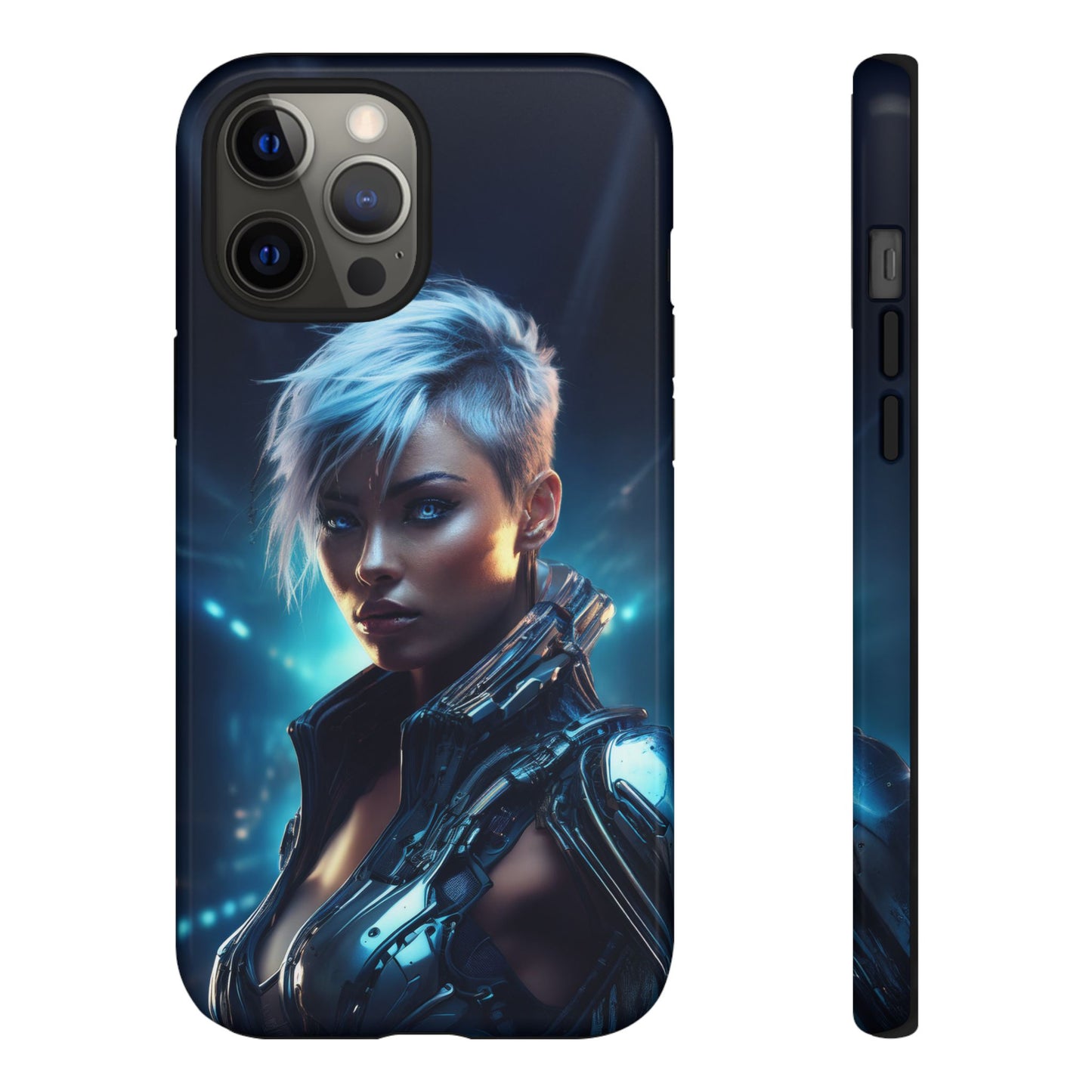 Futuristic Cyberpunk Female Cell Phone Case 027