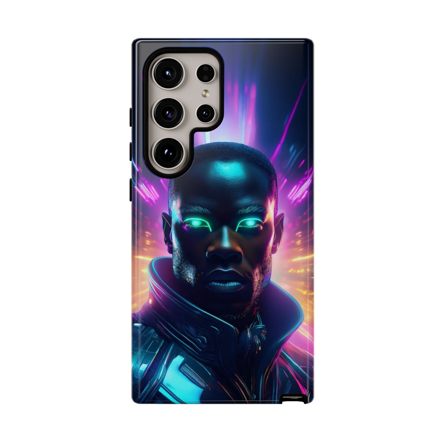 Futuristic Cyberpunk Male Cell Phone Case 022