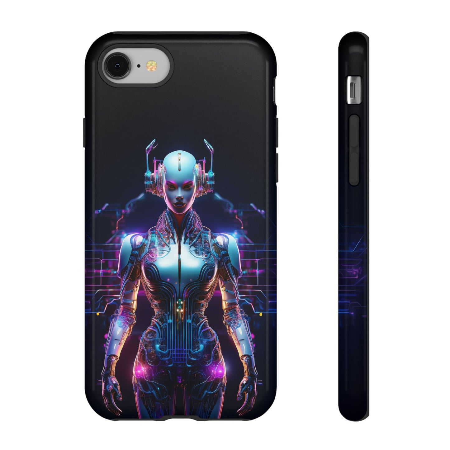 Futuristic Human Android Hybrid Cell Phone Case 001