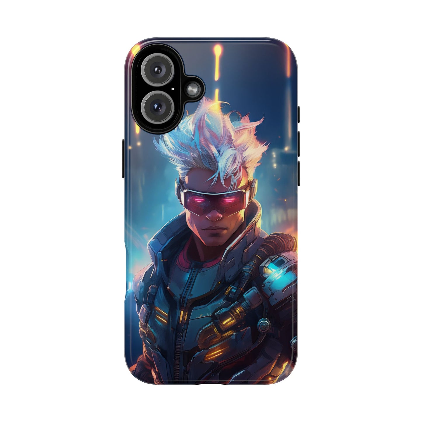 Futuristic Cyberpunk Male Cell Phone Case 018