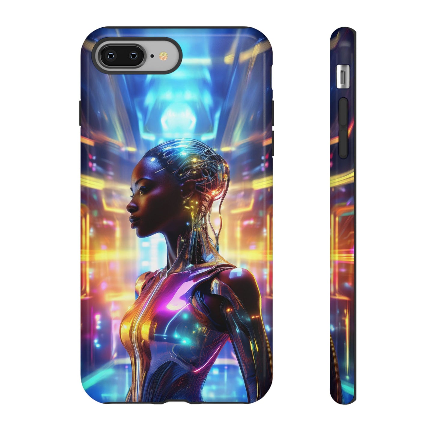 Futuristic Human Android Hybrid Cell Phone Case 011