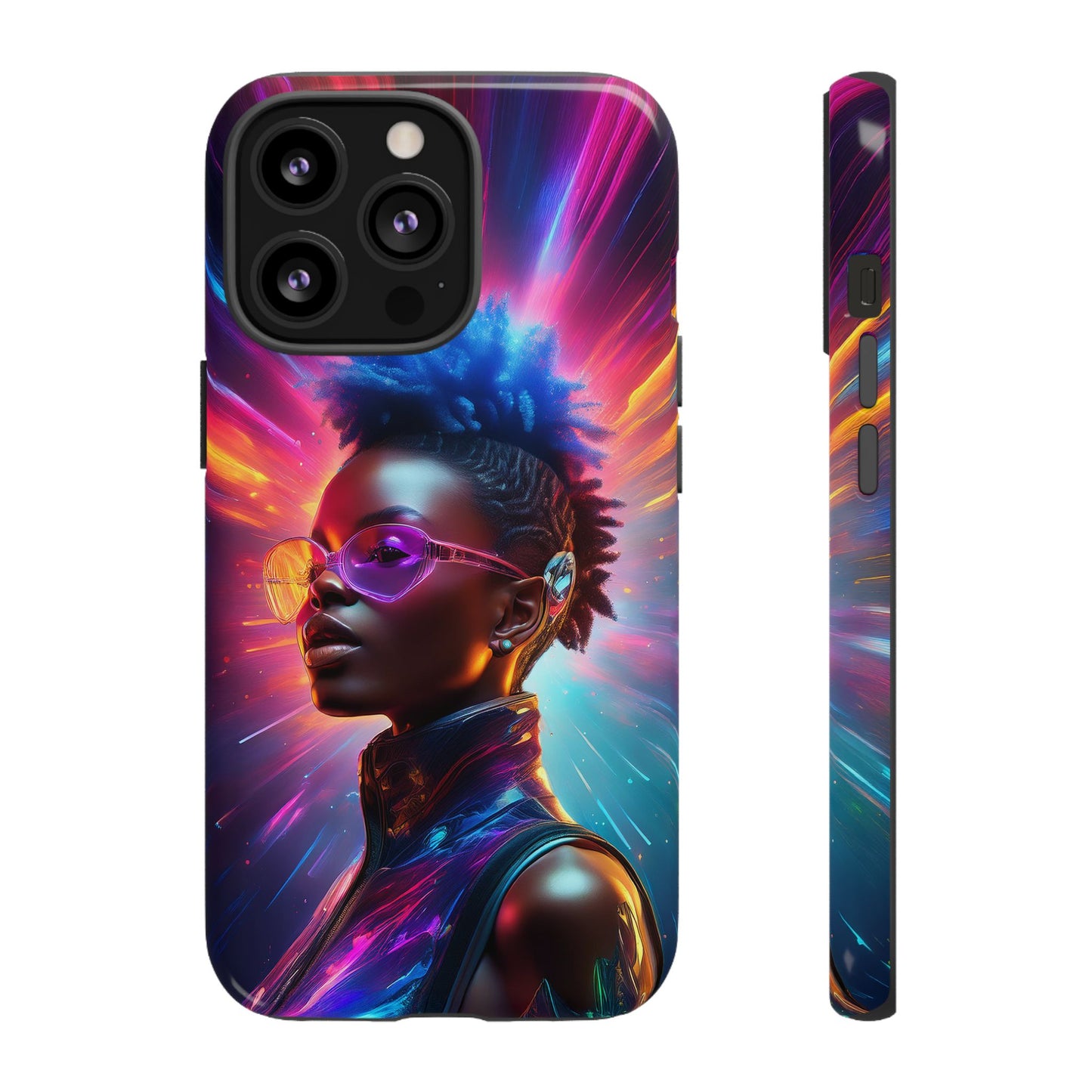 Futuristic Cyberpunk Female Cell Phone Case 026