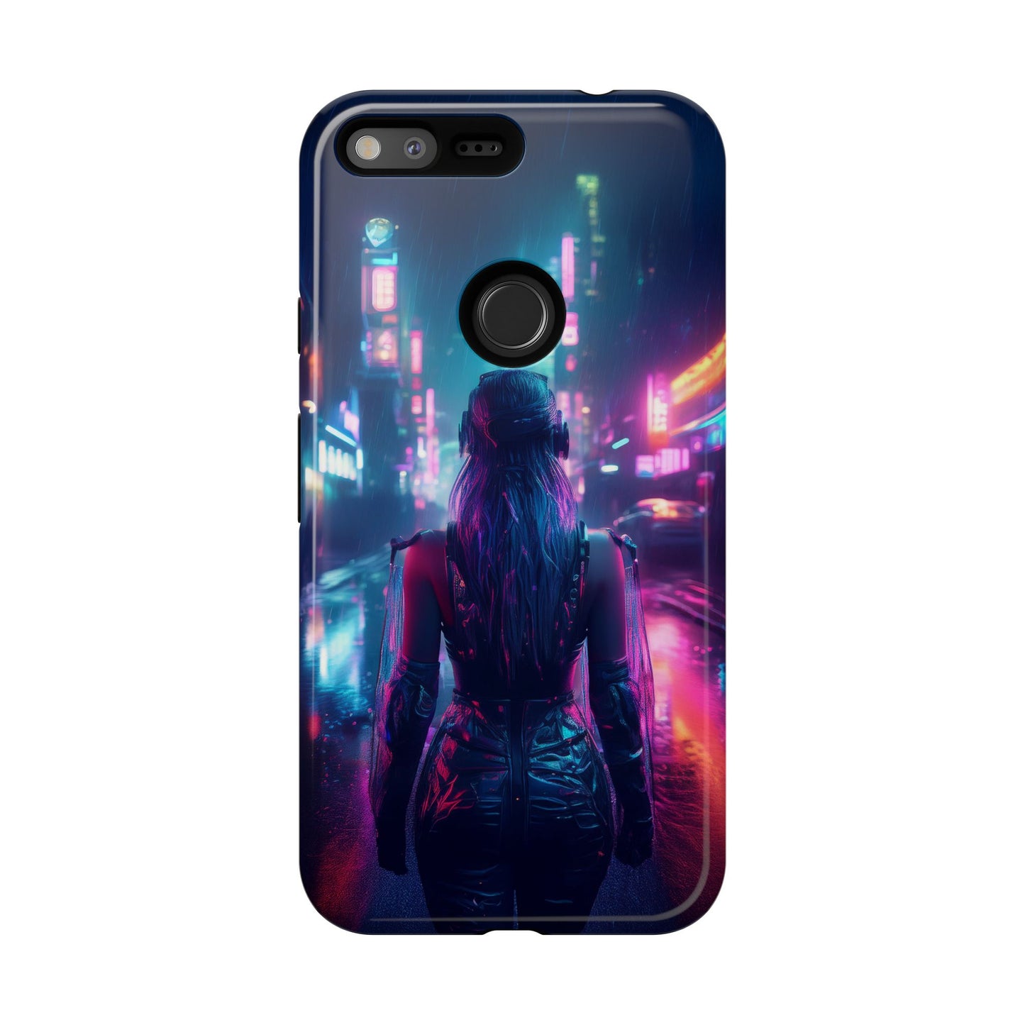 Futuristic Cyberpunk Female Cell Phone Case 032