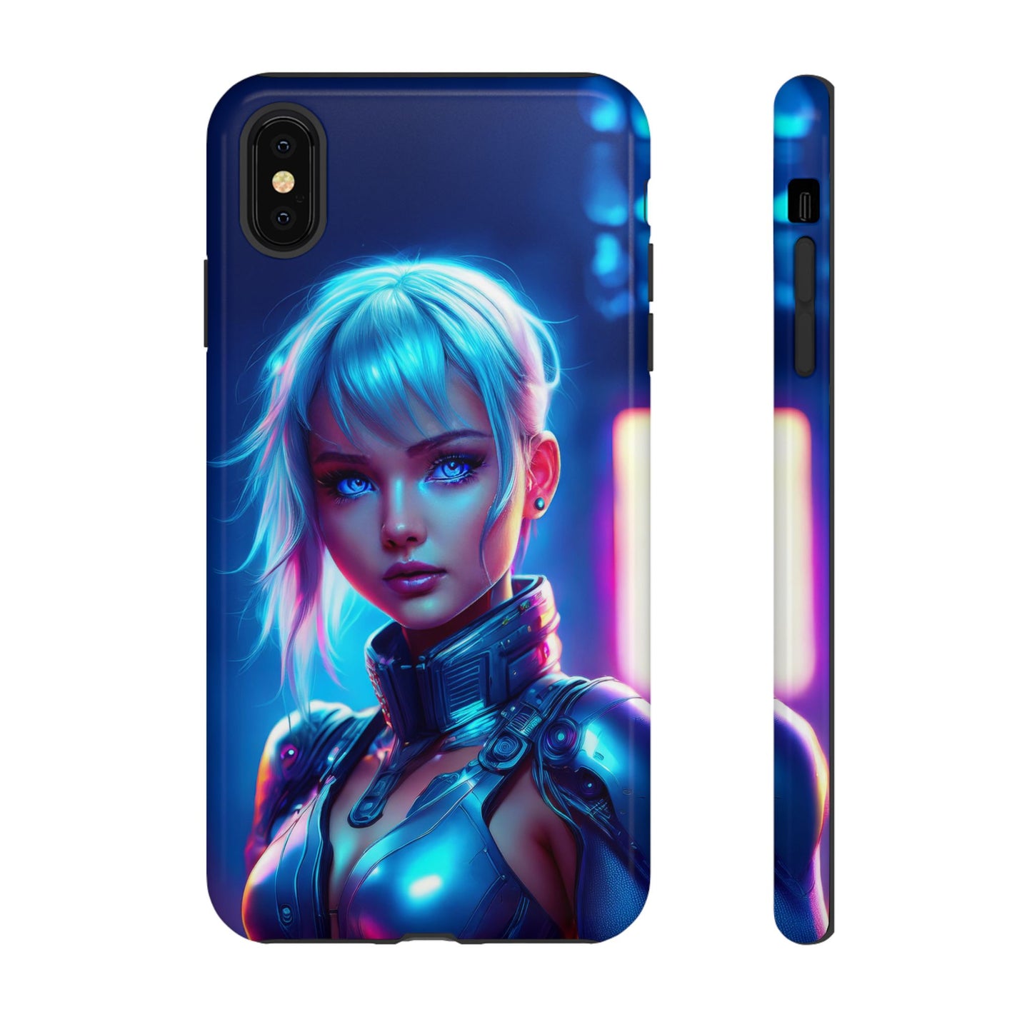 Futuristic Cyberpunk Female Cell Phone Case 013