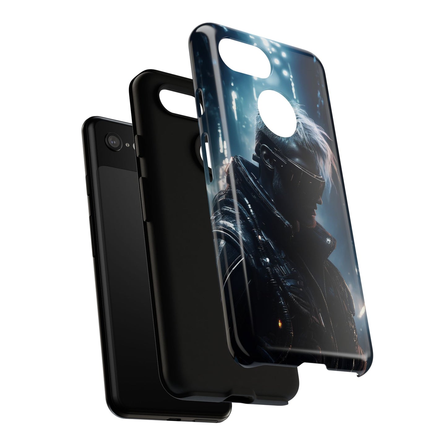 Futuristic Cyberpunk Male Cell Phone Case 025