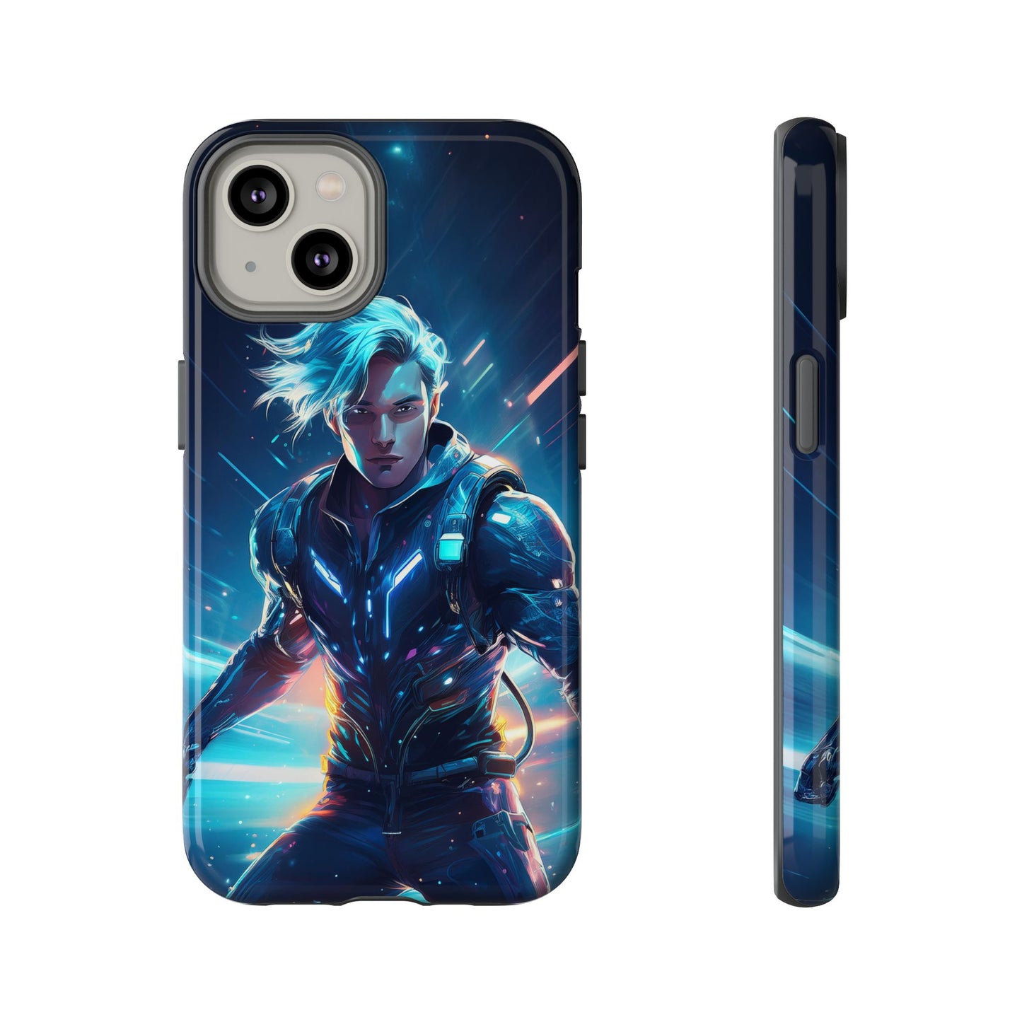 Futuristic Cyberpunk Male Cell Phone Case 024