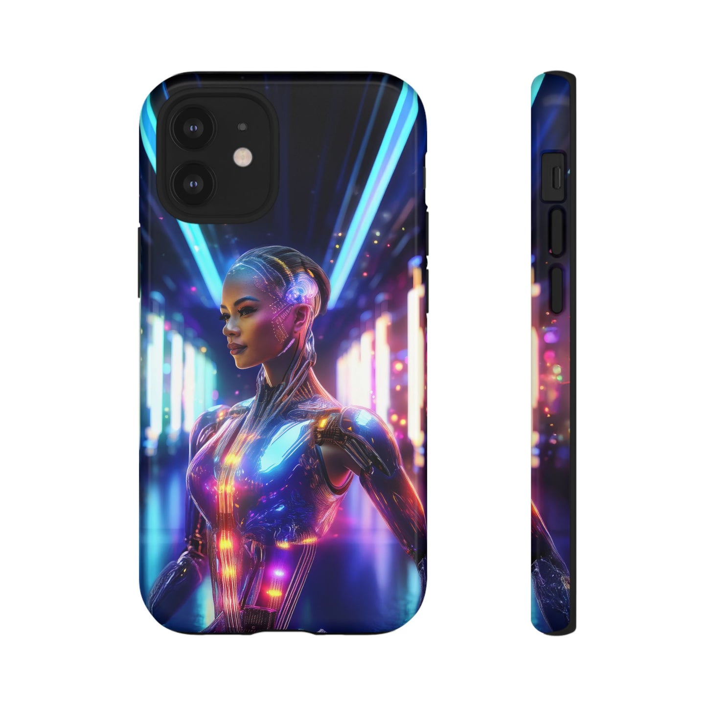 Futuristic Human Android Hybrid Cell Phone Case 010