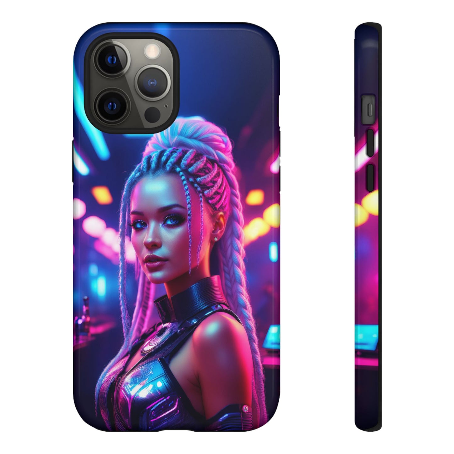 Futuristic Cyberpunk Female Cell Phone Case 007