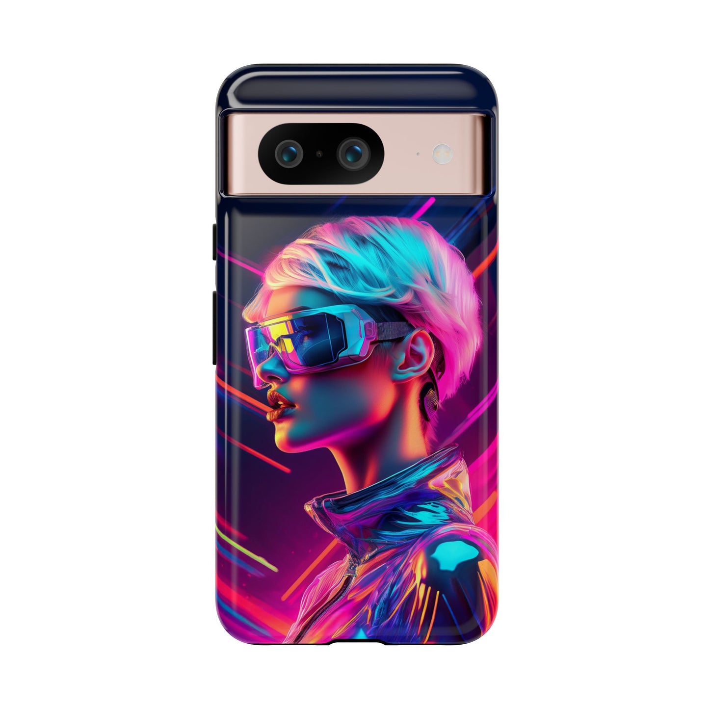 Futuristic Cyberpunk Female Cell Phone Case 031