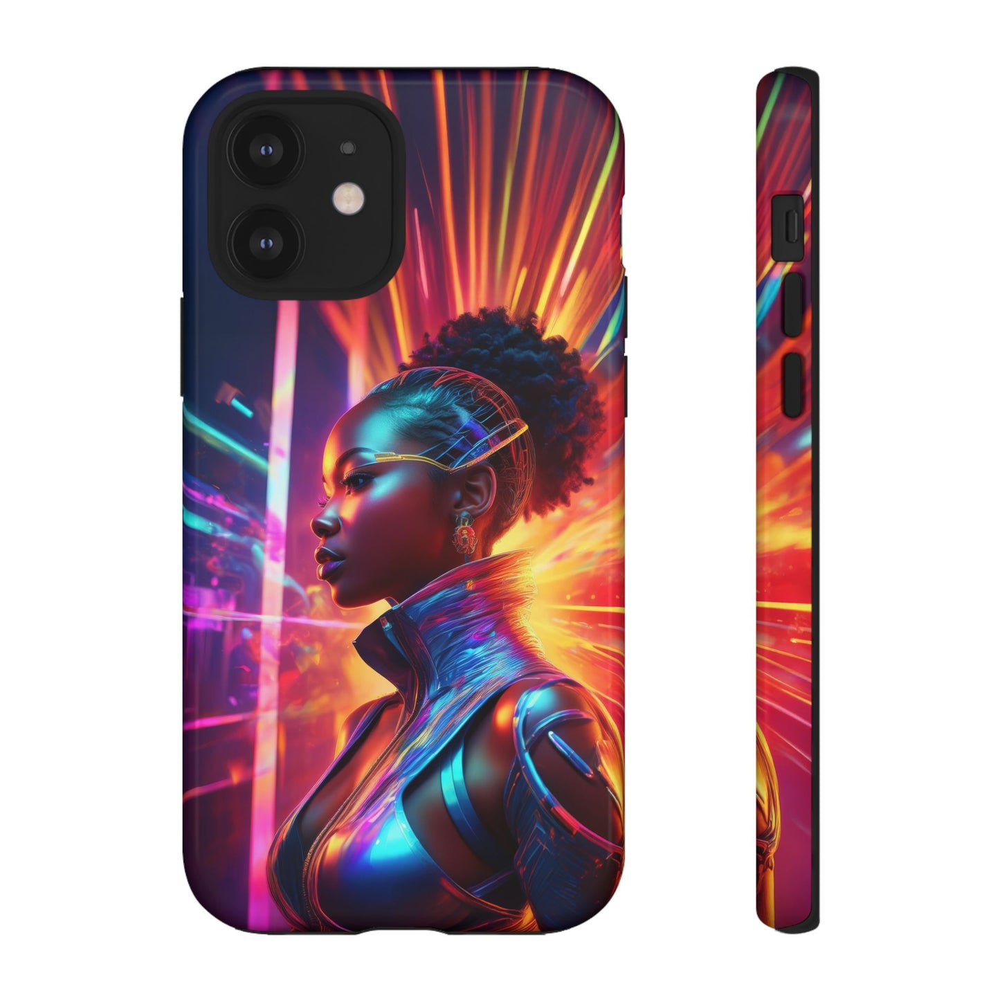 Futuristic Cyberpunk Female Cell Phone Case 001