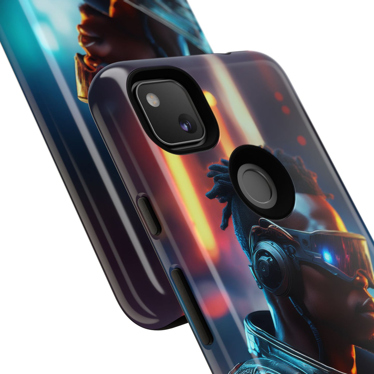 Futuristic Cyberpunk Male Cell Phone Case 016