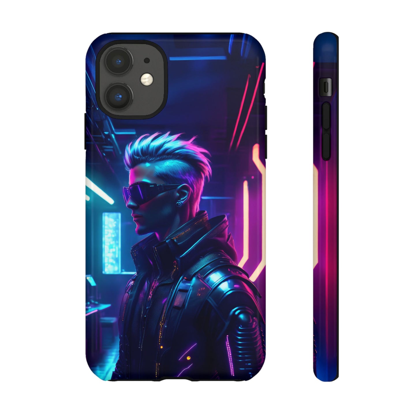 Futuristic Cyberpunk Male Cell Phone Case 002