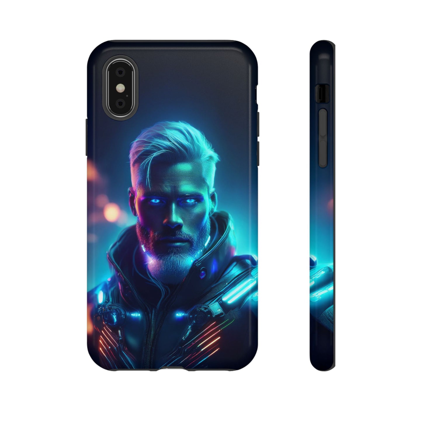 Futuristic Cyberpunk Male Cell Phone Case 023