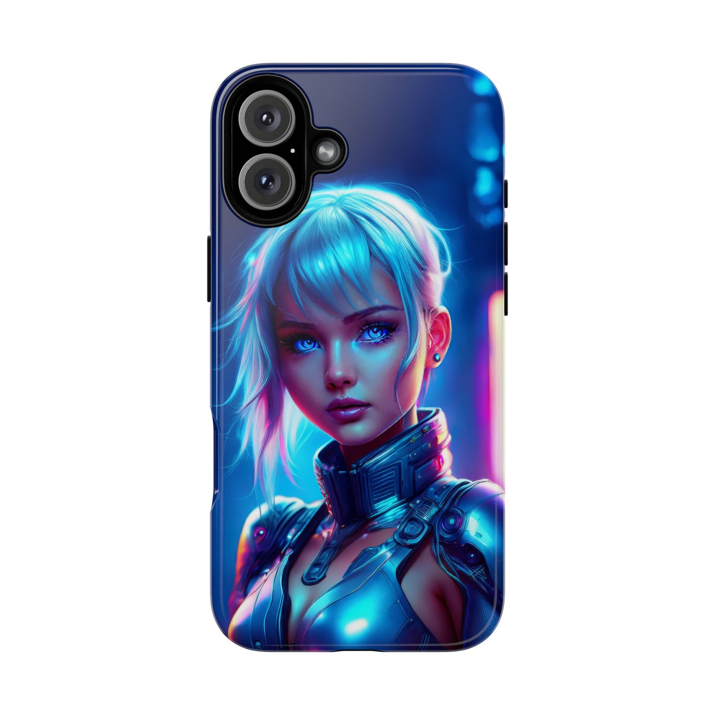 Futuristic Cyberpunk Female Cell Phone Case 013