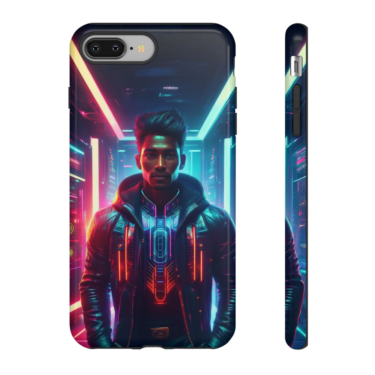 Futuristic Cyberpunk Male Cell Phone Case 001