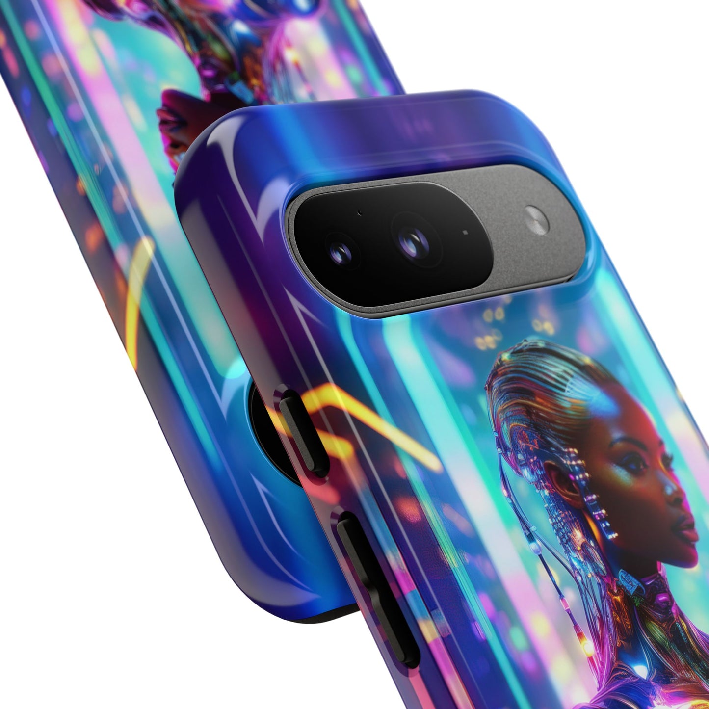 Futuristic Human Android Hybrid Cell Phone Case 018