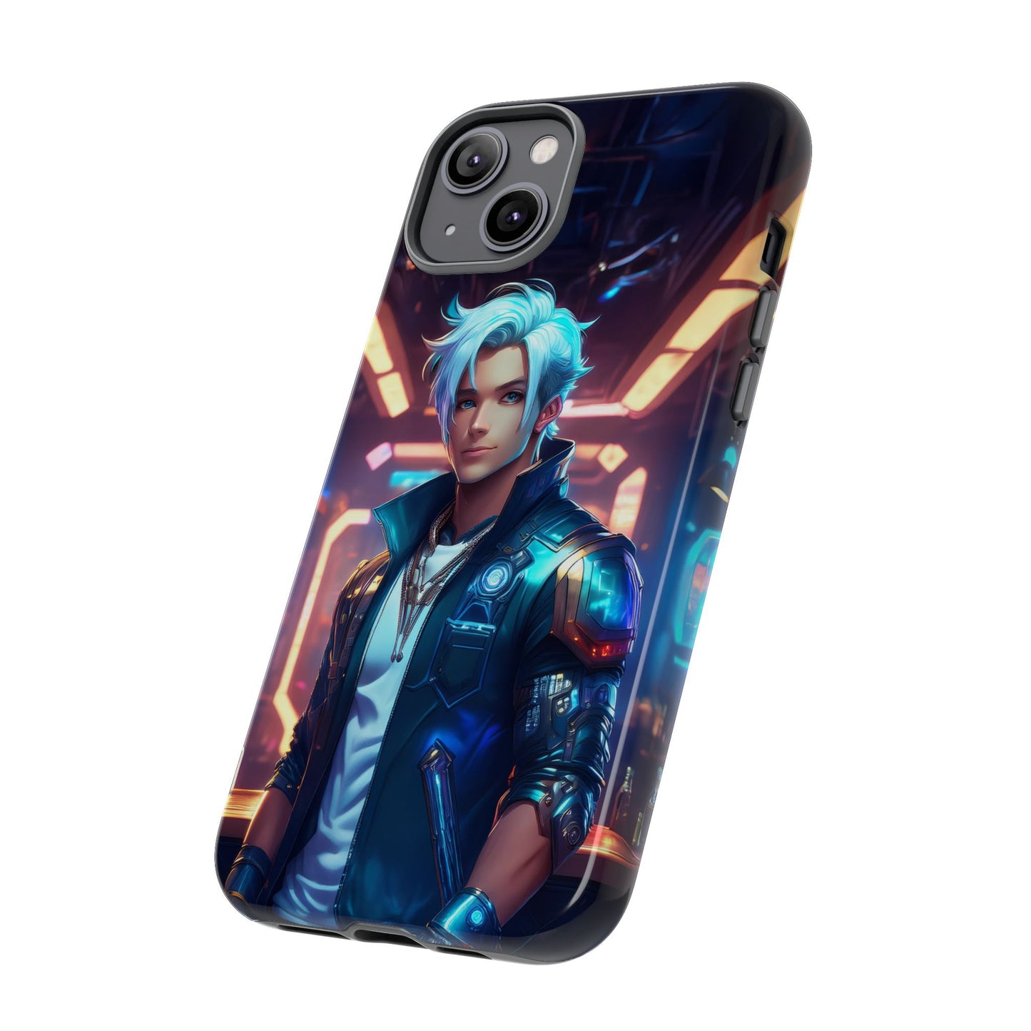 Futuristic Cyberpunk Male Cell Phone Case 009