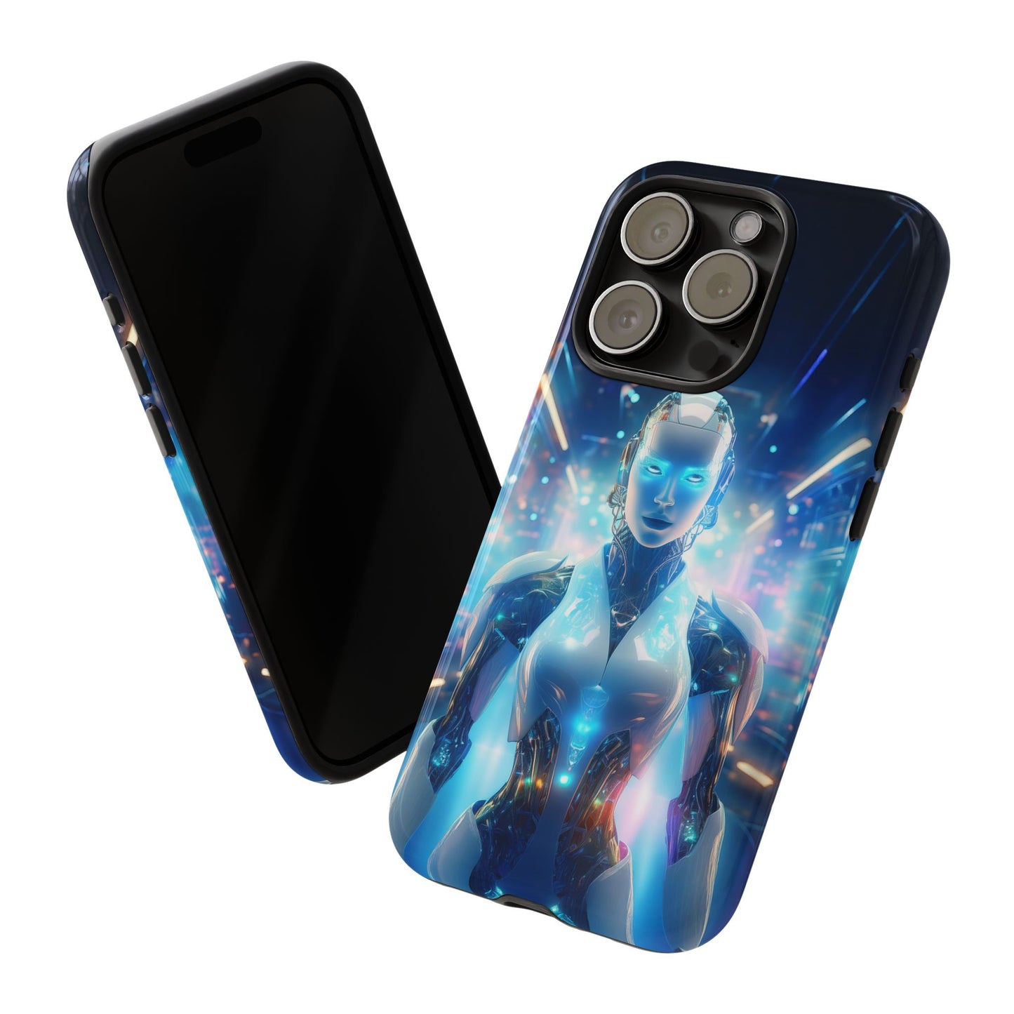 Futuristic Human Android Hybrid Cell Phone Case 012