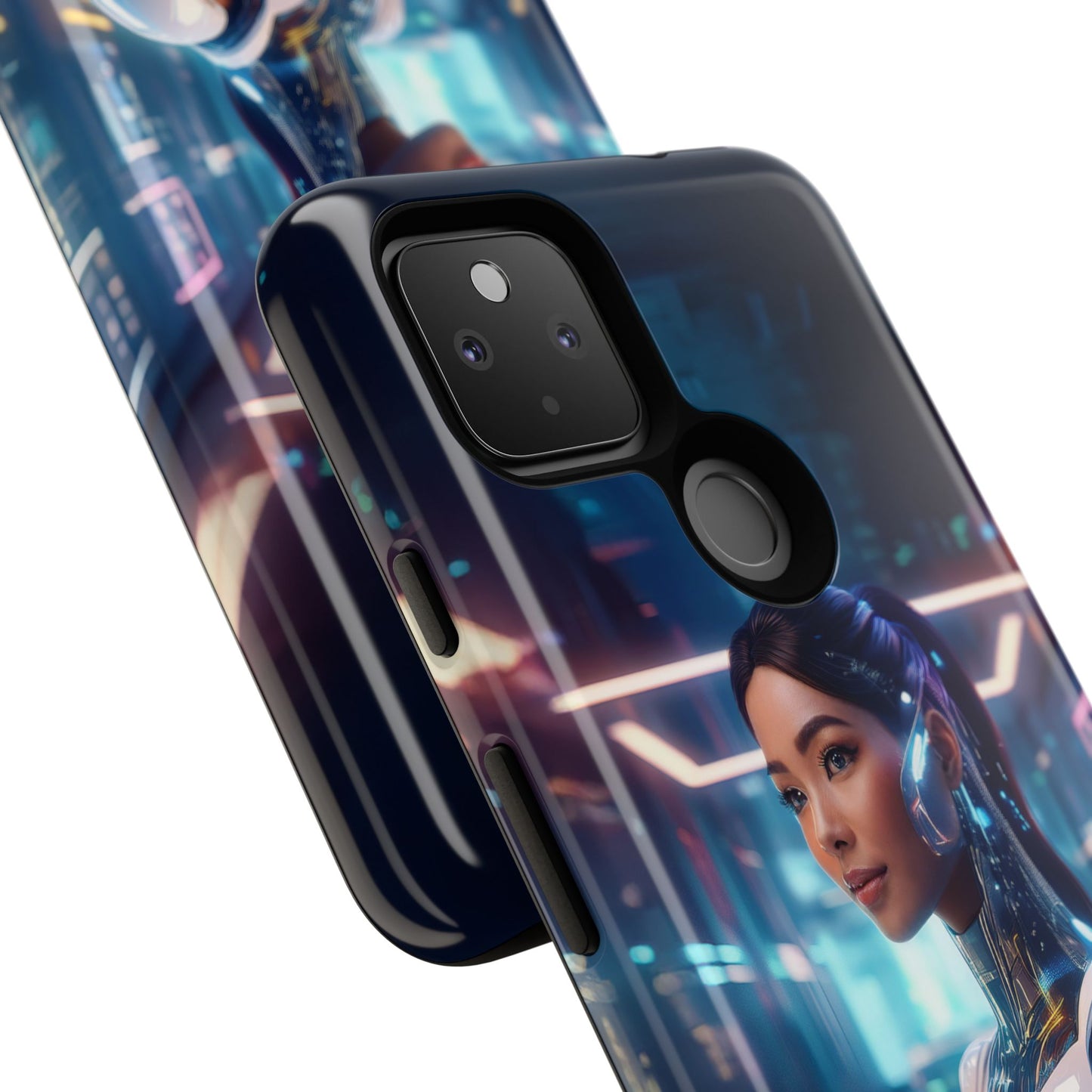 Futuristic Human Android Hybrid Cell Phone Case 005