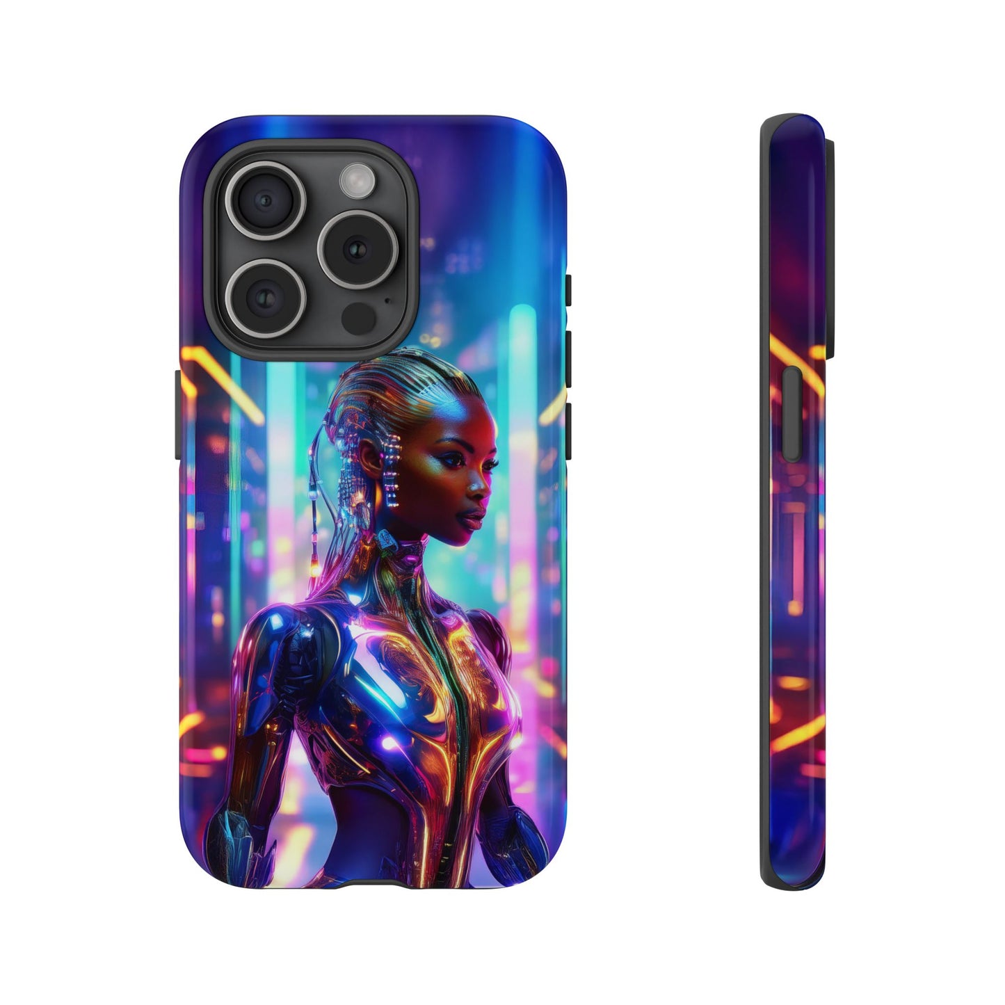 Futuristic Human Android Hybrid Cell Phone Case 018