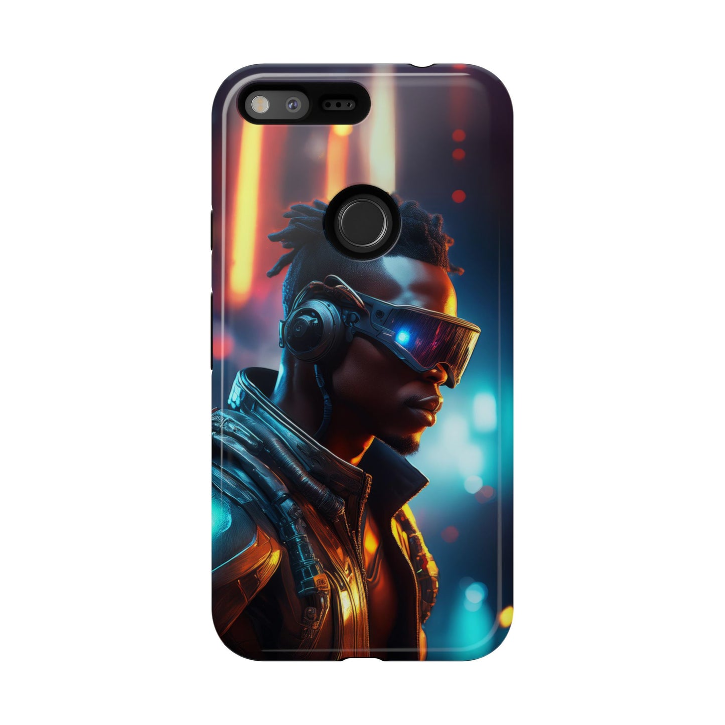 Futuristic Cyberpunk Male Cell Phone Case 016