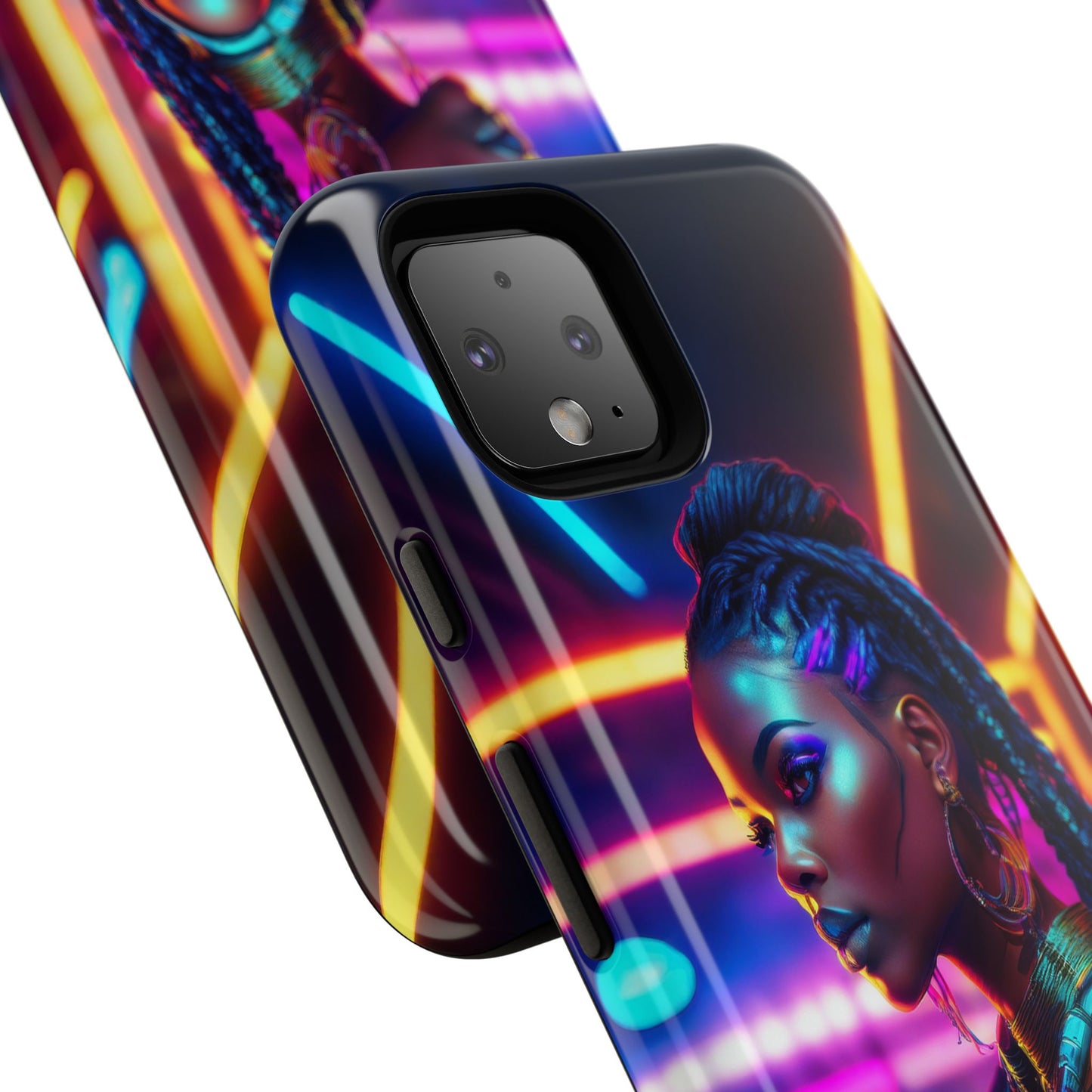 Futuristic Cyberpunk Female Cell Phone Case 006