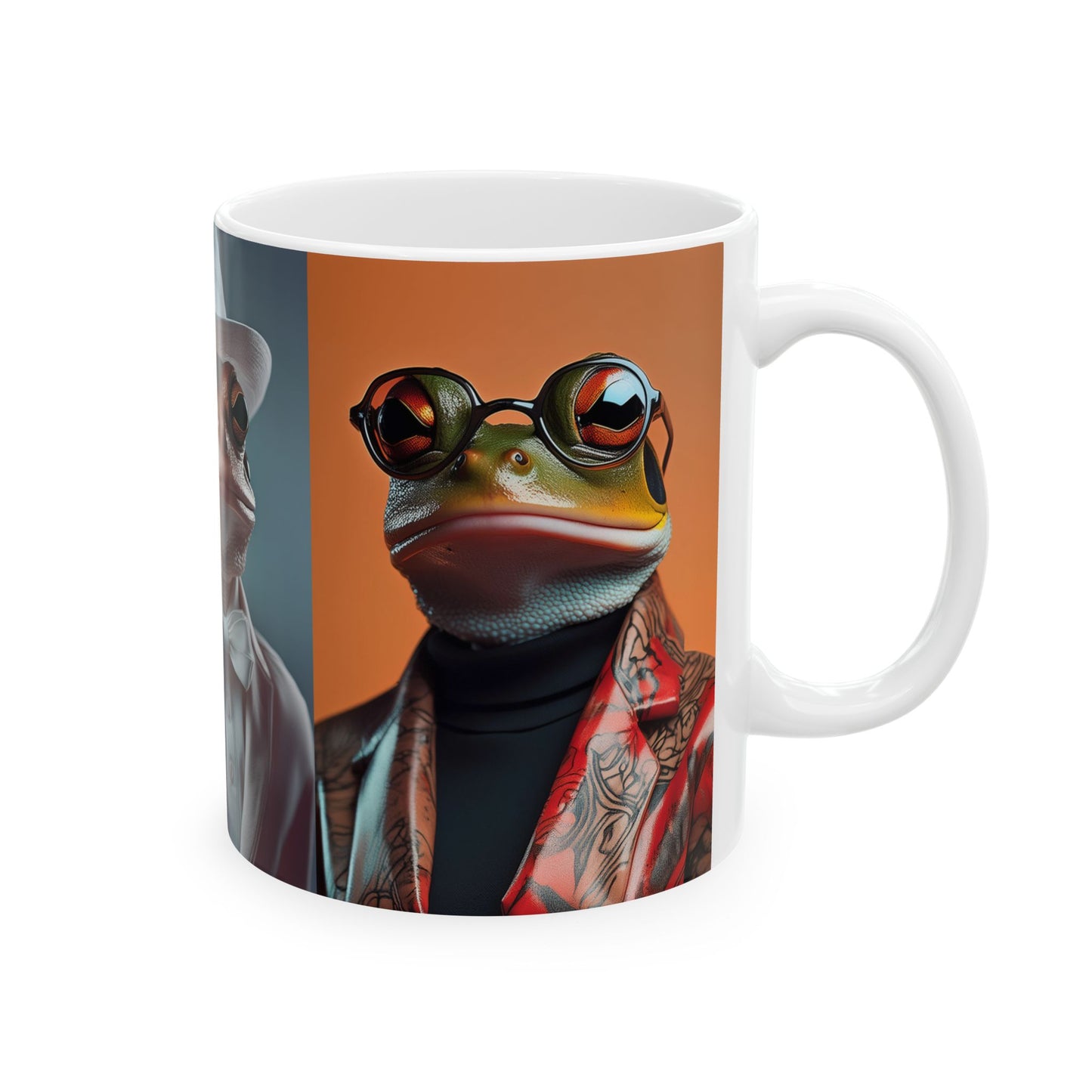 Fashion Frogs Ceramic Mug, (11oz, 15oz)