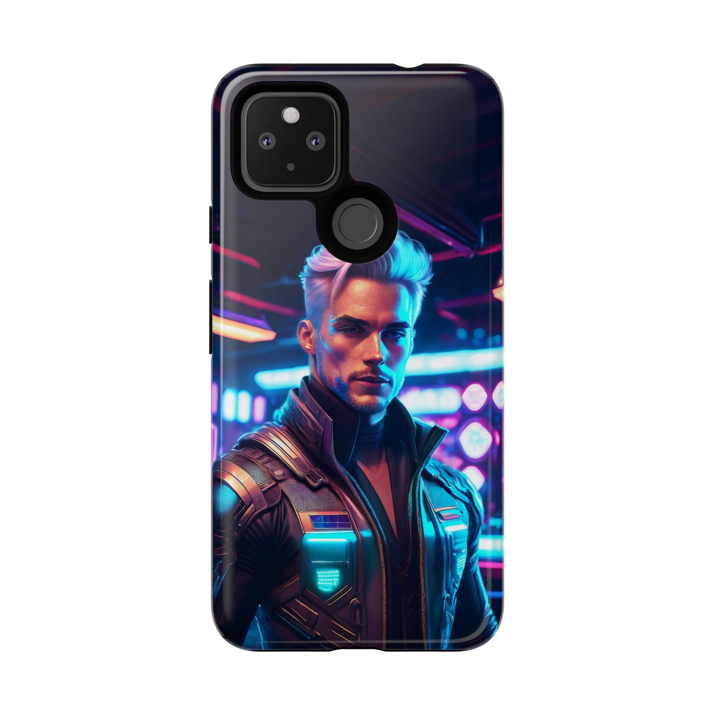 Futuristic Cyberpunk Male Cell Phone Case 008