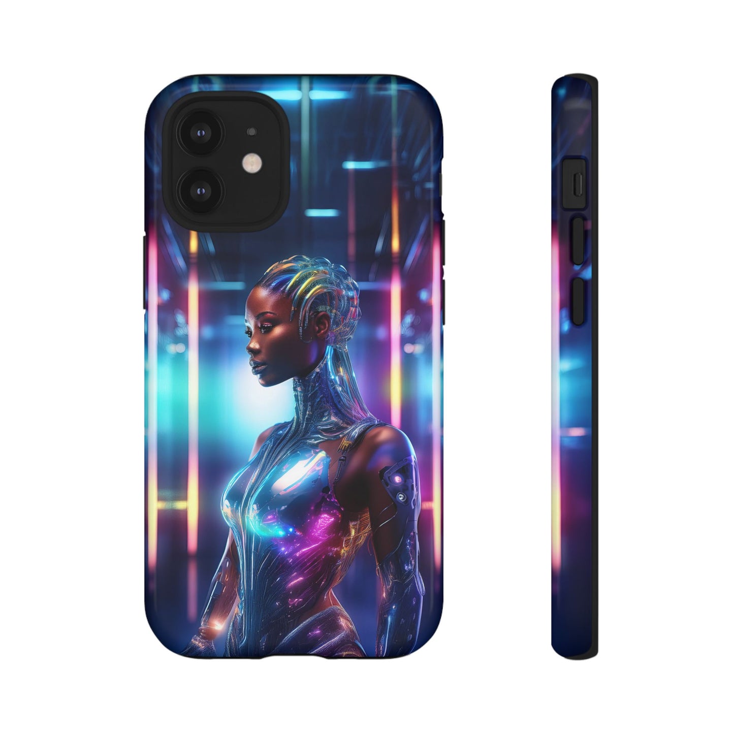 Futuristic Human Android Hybrid Cell Phone Case 014